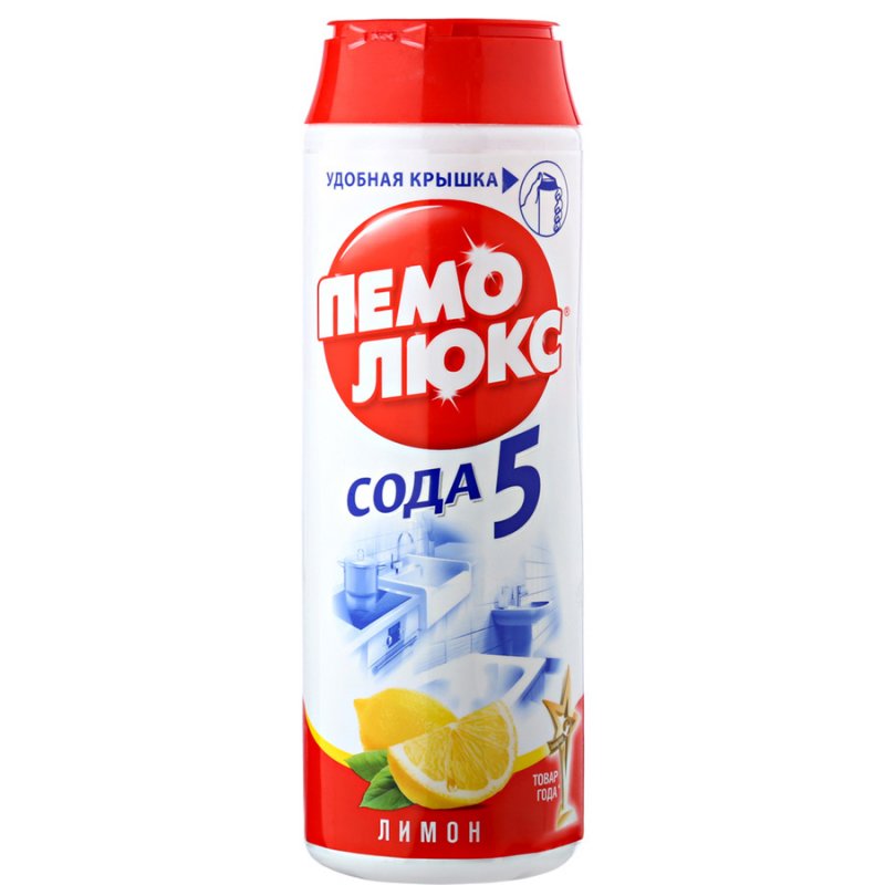 3267743H_1.jpg 80814-პემოლუქს სახეხი ფხვნილი სადეზინფექციო თვისებებით 'ლიმონი' 480გრ. - Image 1